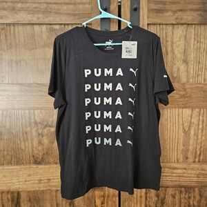 NWT Puma Black XL Shirt Sports Athleisure